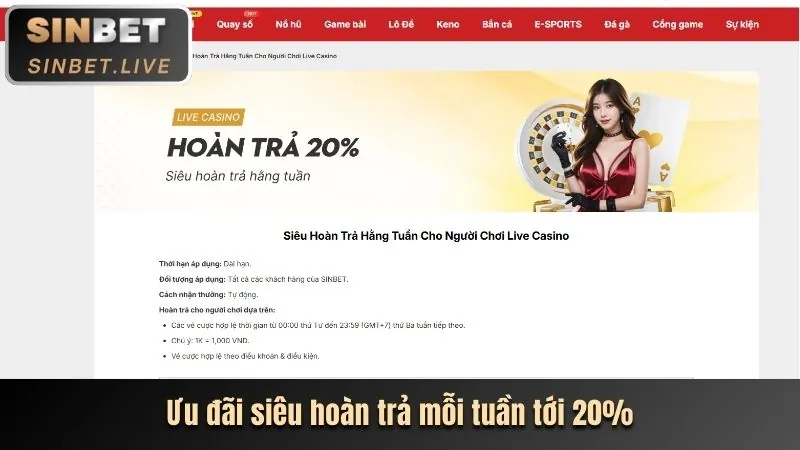 Chương trình VIP độc quyền 12BET